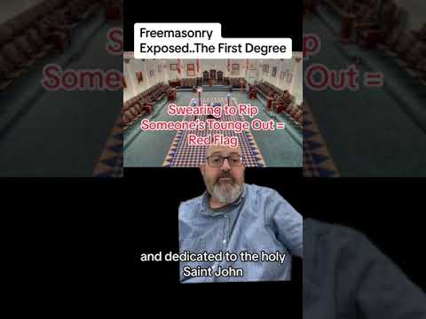 Freemasonry Exposed: Entered Apprentice (The First Degree) #freemasonry #christian #secretsociety