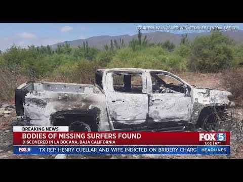 Bodies of three missing surfers found, Baja California authorities say