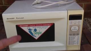 Sharp Carousel R-2S58 Microwave Review After 20 Years