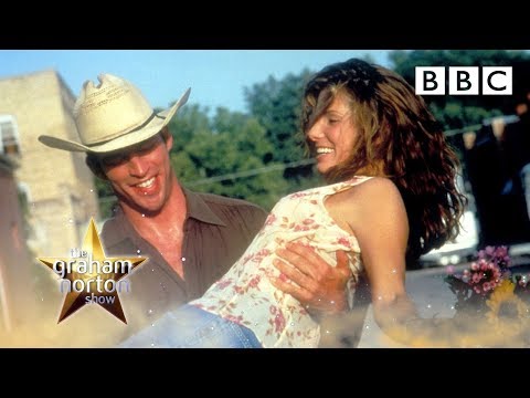 Why Sanda Bullock pulled up her top for Harry Connick Jr. - BBC