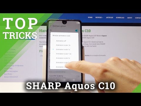 Top Tricks for SHARP Aquos C10 - Best Apps / Cool Features