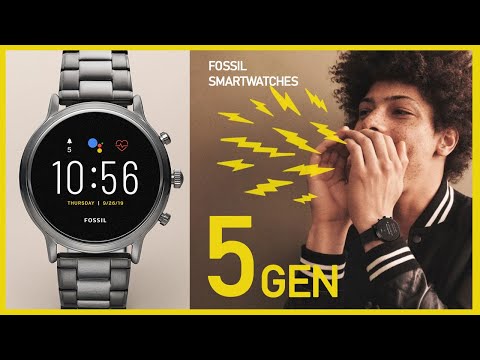 Najnowsza i najmocniejsza 5 generacja smartwatchy FOSSIL