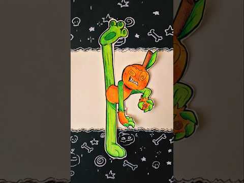 !!✨️đú trend🎃!!  #dandysworld #art #trend #Halloween #meme #Gourdy #memeanimation #paperanimation 😝