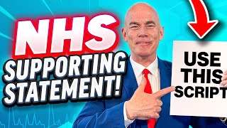 NHS SUPPORTING INFORMATION STATEMENT EXAMPLES! (How to Complete the NHS APPLICATION FORM!)