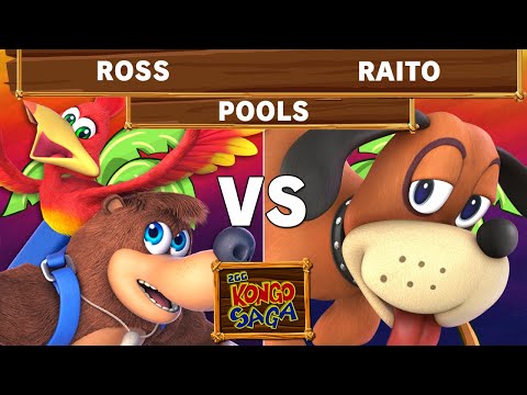 2GG Kongo Saga - Ross (Banjo) VS TG | Raito (Duck Hunt) - Smash Ultimate - Pools