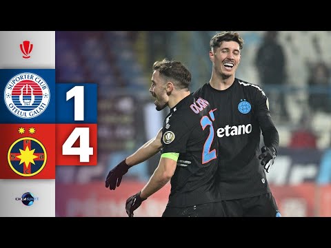 Oțelul - FCSB 1-4. Campioana s-a impus la scor și s-a apropiat la două puncte de play-off