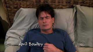 Two and half men charlie and lydia