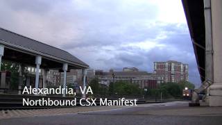 preview picture of video 'Railfanning Alexandria, VA Amtrak Station (HD)'