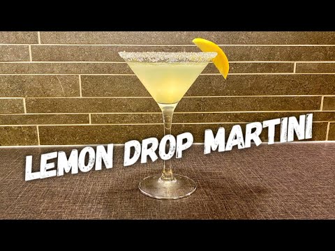 Let's make a Lemon Drop Martini
