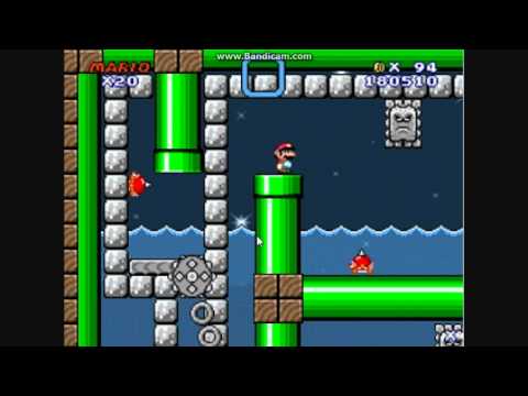 Super Mario Flash 2 - Fleeing The Fire Fortress