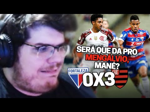 CASIMIRO REAGE A FORTALEZA 0X3 FLAMENGO PELA 25ª RODADA DO BRASILEIRÃO 2021 | Cortes do Casimito