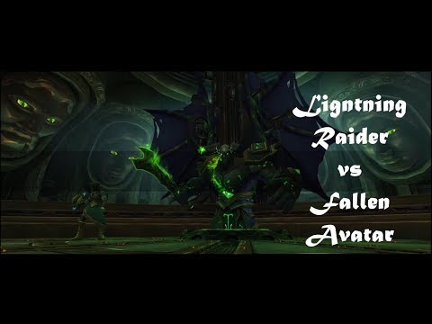 Lightning Raider vs Fallen Avatar - Mythic Tomb of Sargeras - DD Warrior PoV