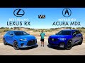 LUXURY BEST SELLERS 2025 Acura MDX Vs 2024 Lexus RX 350 Comparison