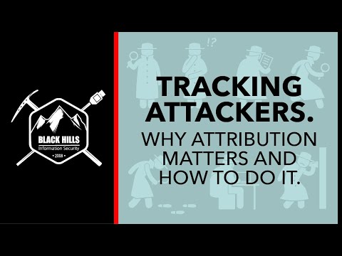 Tracking attackers: Why attribution matters and how to do it.