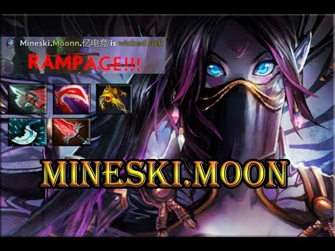 Dota 2 - Mineski.Moonn Templar Assassin | Easy Rampage | gameplay patch 7.19