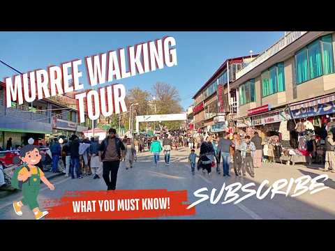 Welcome To Murree Pakistan  Shops  Cafes and Stunning Views Walking Tour#pakistan