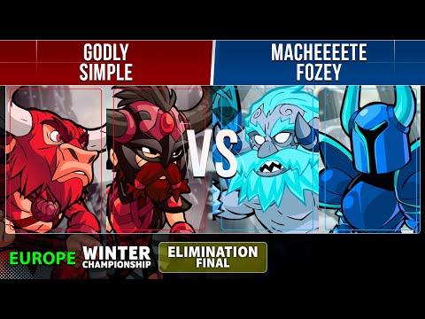 Godly & simpLe VS Macheeeete & Fozey - Losers Final - EU - Brawlhalla Winter Championship 2022