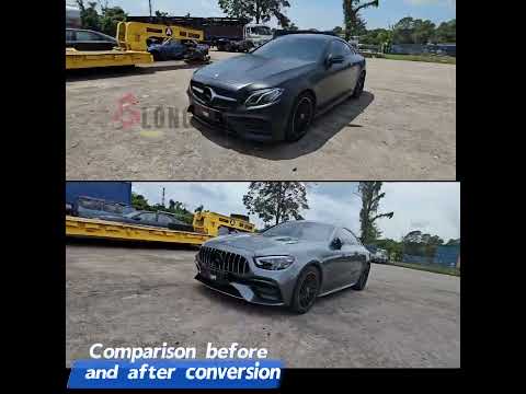 Mercedes benz w238 e coupe pre facelift conversion facelift 2017-2021 to new amg e63 bodykit body parts