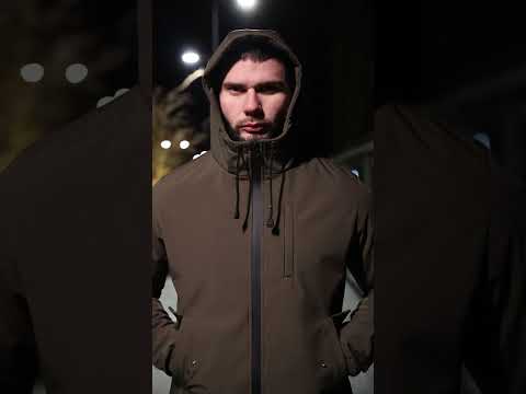 Куртка мужская softshell весенняя осенняя водоотталкивающая ветровка софтшелл хаки - фото 1 - id-p2481124189