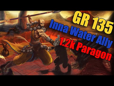 Diablo 3 Season 26 - Water Ally Inna Monk GR 135 (1.2k para, solo-play only)