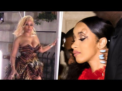 Nicki Minaj and Cardi B Brawl at New York Fashion Week Event