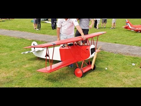 DAWN PATROL WW1 RC SCOUT / FIGHTER  DISPLAY - WOODSPRING WINGS - 2019