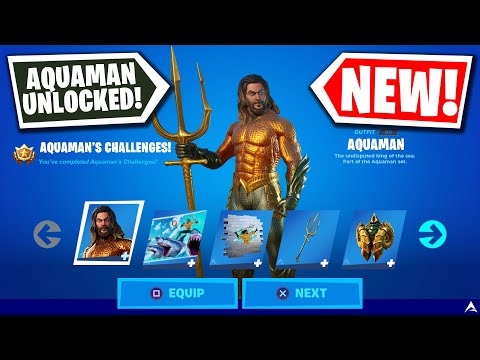 How To UNLOCK AQUAMAN in SEASON 3 on Fortnite (Fortnite Chapter 2 Season 3)