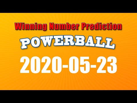 Winning numbers prediction for 2020-05-23|U.S. Powerball