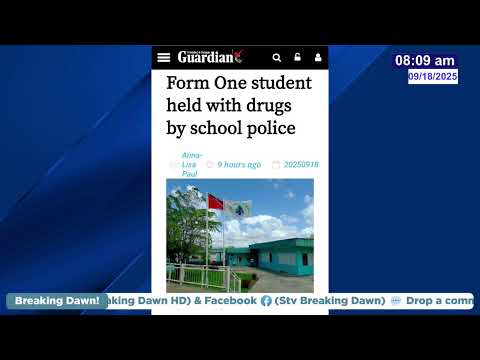 STV BREAKING DAWN LIVE STREAM | THURSDAY 18TH SEPTEMBER 2025