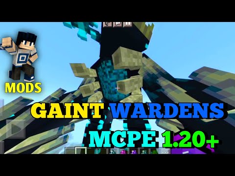 Insane MCPE Warden Mod - Must Have for Minecraft Pe 1.20+