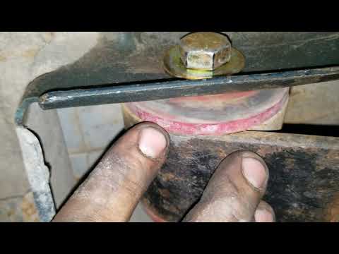 Fixing rear leaf spring bolt/ nut on jeep Cherokee XJ