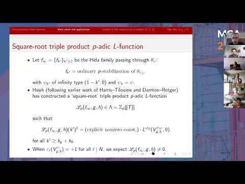 Iwasawa theory for GL(2)xGL(2) and diagonal cycles - Francesc Castella