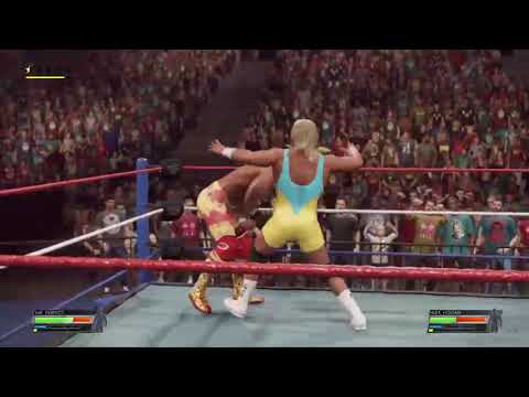 WWE 2k22 : HULK HOGAN Vs. Mr PERFECT CURT HENNING : WWF SATURDAY NIGHT MAIN EVENT ( 4/28/1990)
