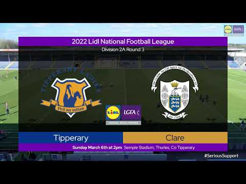 2022 03/06 Tipperary v Clare - Lidl NFL Div 2A