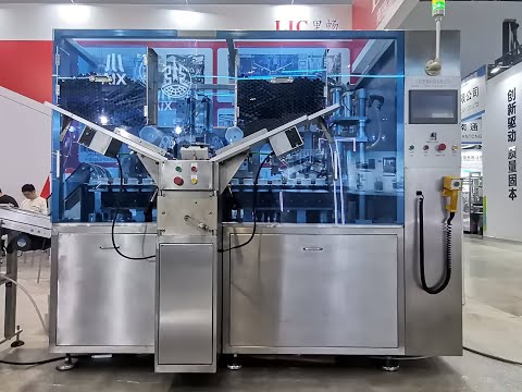 High speed  2 fill nozzles ointment tube 180 tubes fill per minute