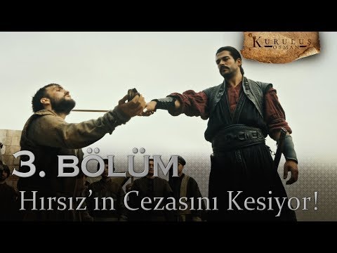 Osman Bey, Hırsız'ın cezasını kesiyor - Kuruluş Osman 3. Bölüm