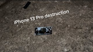 iPhone 13 Pro drop test and destruction