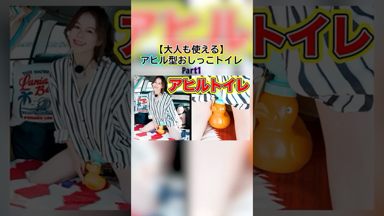 【大人も使える】アヒル型おしっこトイレ