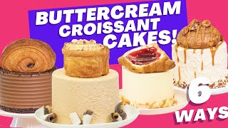 Textured Buttercream Croissant Stuffed Cakes For MOTHER