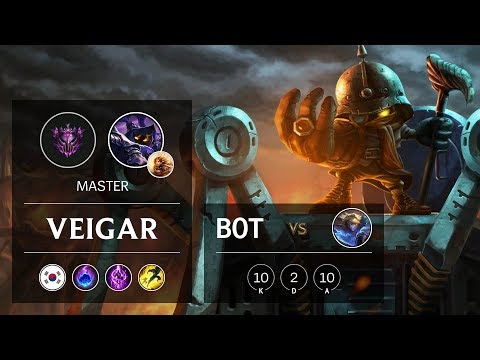 Veigar Bot vs Ezreal - KR Master Patch 9.17