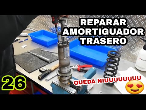 26 Cómo REPARAR AMORTIGUADOR TRASERO MOTO⚒️ Tutorial en Factory suspension😍 ZXR 750