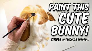 Paint with me / Watercolor Bunny Tutorial