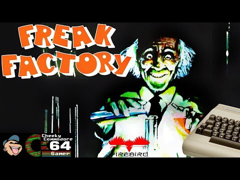 FREAK FACTORY – Commodore 64 (1986) | Sci-Fi Platformer with Creepy Lab Challenges