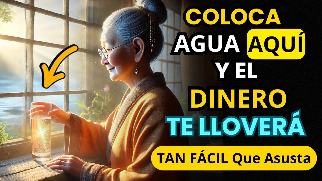 Coloca un vaso de AGUA en este LUGAR y atrae DINERO rápido | Ritual de Prosperidad