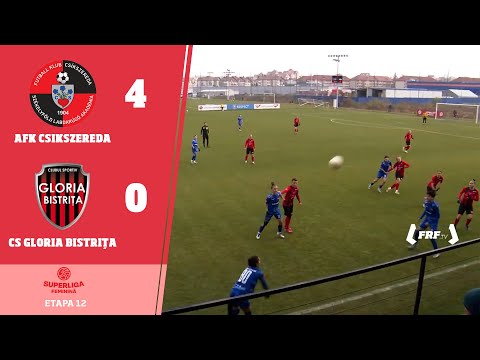 SuperLiga Feminină, Etapa 12: AFK Csikszereda - CS Gloria Bistrița 4-0, 16.11.2025