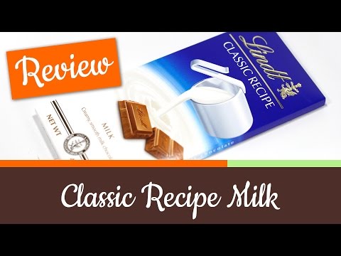 Barra ao Leite Classic Recipe Milk - Lindt - Review Chocolate #108