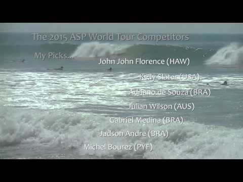 World Tour of Surfing Competitors 2015 - Professional Surfers