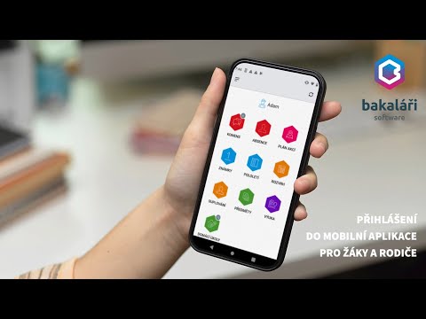 Přihlášení do mobilní aplikace pro žáky a rodiče