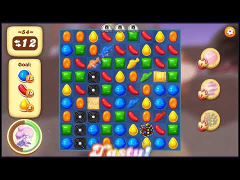 Candy Crush Tales Level 54 - NO BOOSTERS + FULL STORY + NO ADS 📖 | SKILLGAMING ✔️