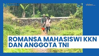 Viral, Romansa Mahasiswi KKN dengan Anggota TNI Bikin Warganet Baper: 